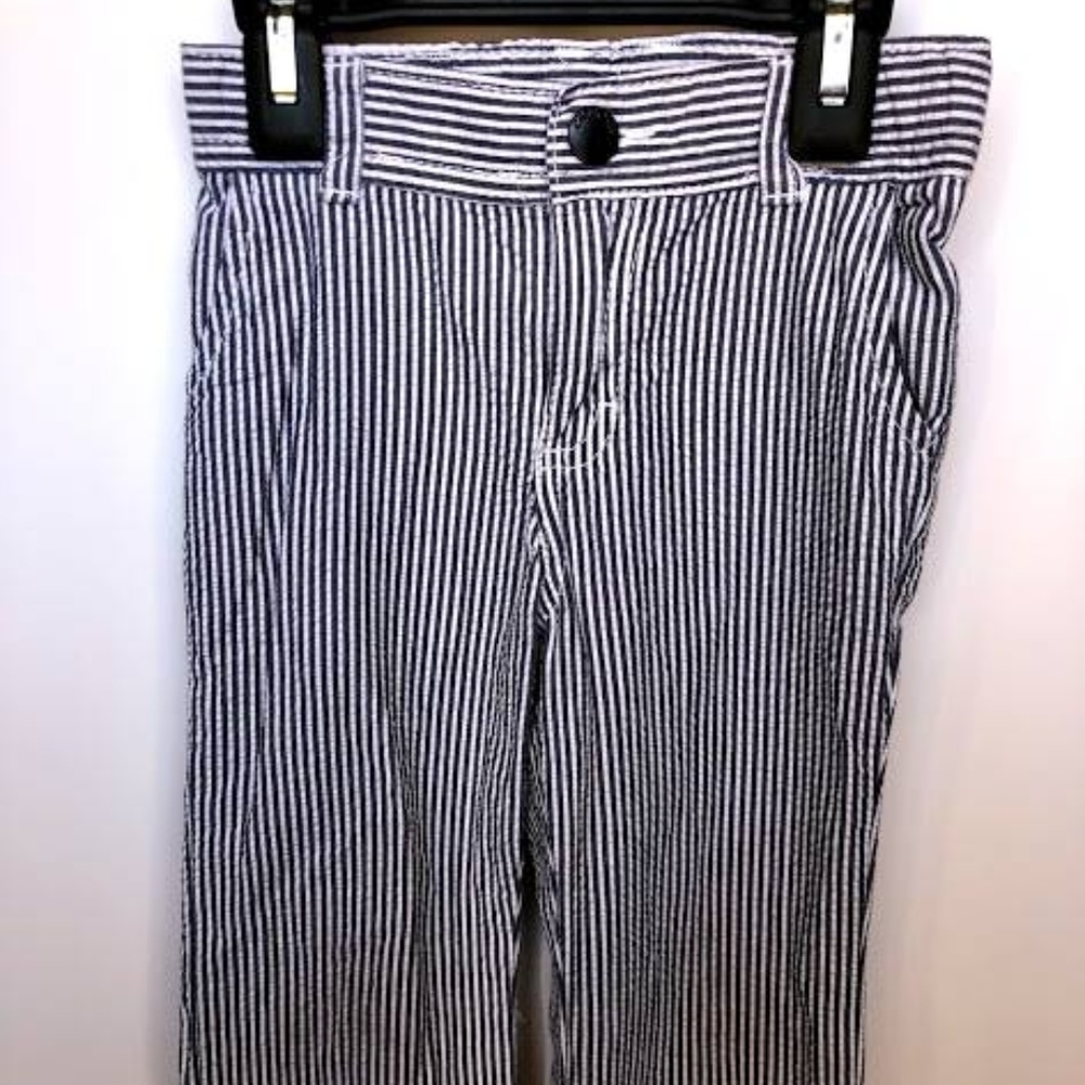 Cherokee 2T Navy Seersucker Pants